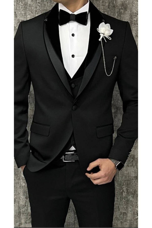 Groom Suit Tuxedo Slim Fit - 1