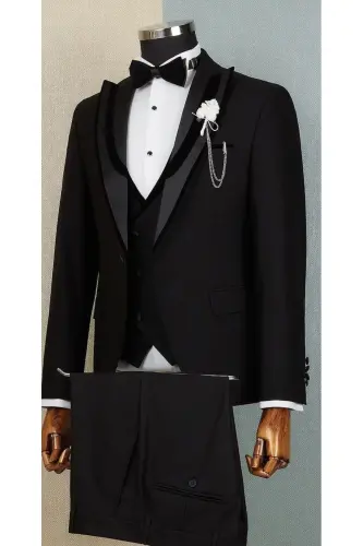Groom Suit Tuxedo Slim Fit - 3