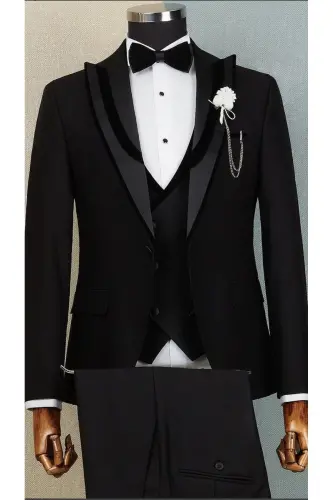 Groom Suit Tuxedo Slim Fit - 4