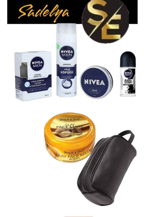 Grooming Gift Set for Men with Cosmetic Bag - 1