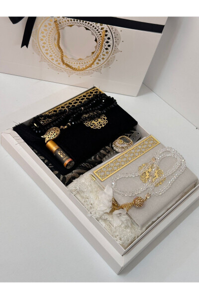 Groom's Box Bridal Box Prayer Rug Set Engagement Box Prayer Rug Set - 9