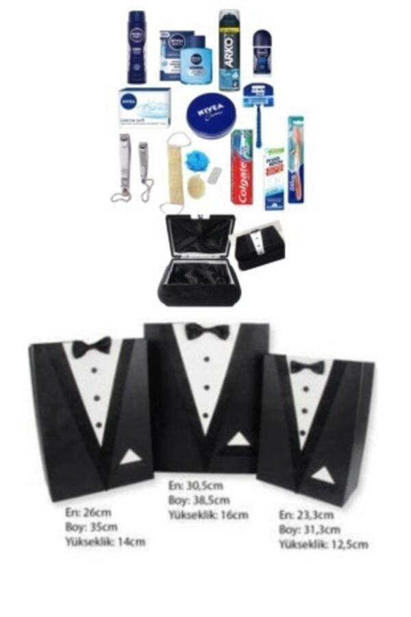 Groom's Dowry Set + Skincare Set + Groom's Dowry Box / Case 3-Piece - 1