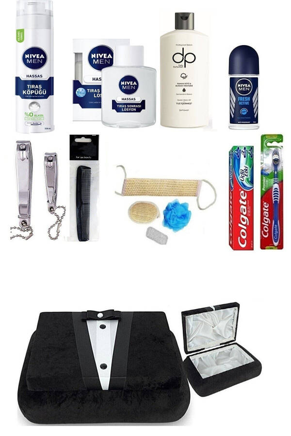 Groom's Engagement Trousseau Chest Set + Skin Care Set - 1