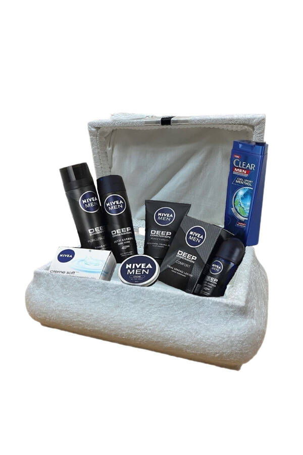 Groom's Skincare Set - White Wedding Gift Chest Set - 1