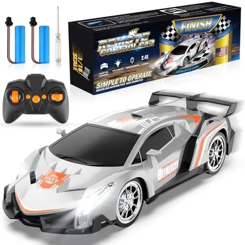 Growsland Remote Control Car RC Cars Xmas Gifts Toys for Kids 1/18 Electric Sport Racing Hobby Rc Crawler Toy Car Model Vehicle for Boys Girls Included Rechargable Batteries - 1