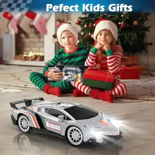 Growsland Remote Control Car RC Cars Xmas Gifts Toys for Kids 1/18 Electric Sport Racing Hobby Rc Crawler Toy Car Model Vehicle for Boys Girls Included Rechargable Batteries - 7