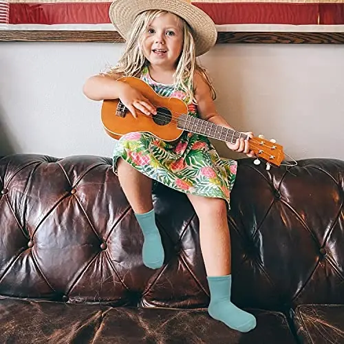 GRPSKCOS Baby Socks Non Slip 12 Pairs Toddler Anti Skid Socks for 0-7 Years Infants Little Kids Boys Girls - 5