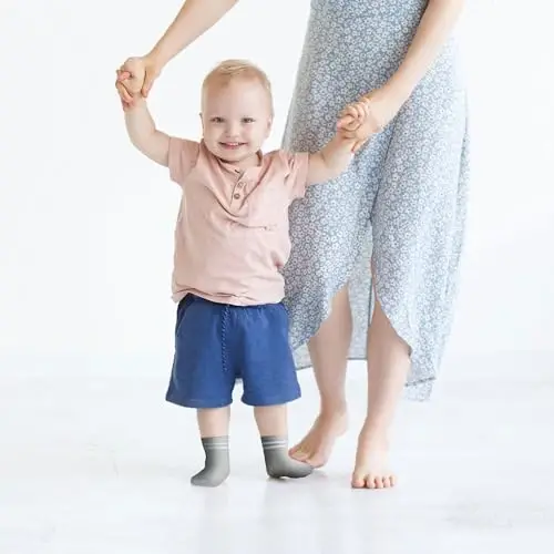 GRPSKCOS Baby Socks Non Slip 12 Pairs Toddler Anti Skid Socks for 0-7 Years Infants Little Kids Boys Girls - 6