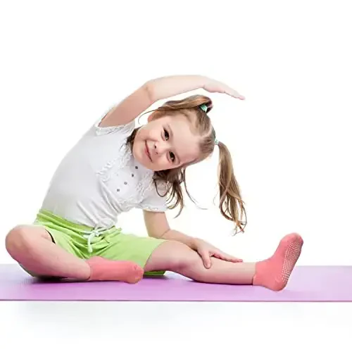 GRPSKCOS Non Slip Toddler Baby Socks 12 Pairs Anti Skid Ankle Socks for Girls Boys Grips Sock for 0-7 Years Children - 3