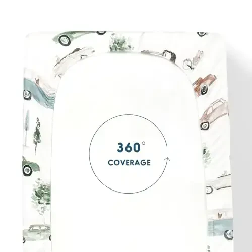 GRSSDER Stretchy Ultra Soft Jersey Knit Changing Pad Cover Set 2 Pack, Change Table Pad Covers Fit 32