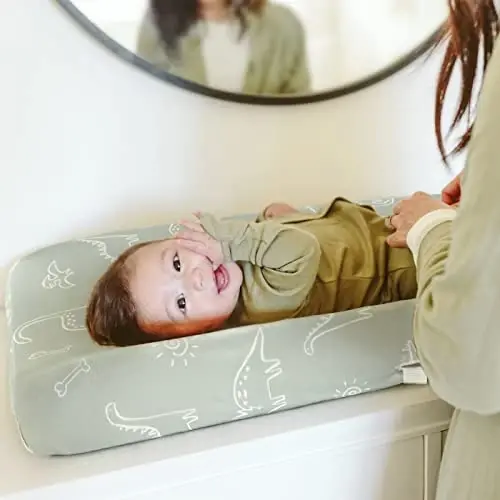 GRSSDER Stretch Ultra Soft Jersey Knit Changing Pad Cover Set 2 Pack, Change Table Pad Covers Fit 32