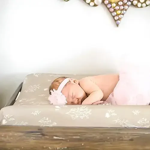 GRSSDER Stretch Ultra Soft Jersey Knit Changing Pad Cover Set 2 Pack, Change Table Pad Covers Fit 32