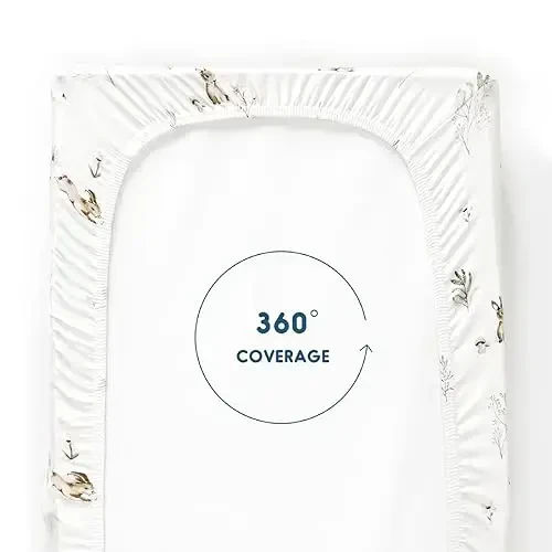 GRSSDER Stretch Ultra Soft Jersey Knit Changing Pad Cover Set 2 Pack, Change Table Pad Covers Fit 32