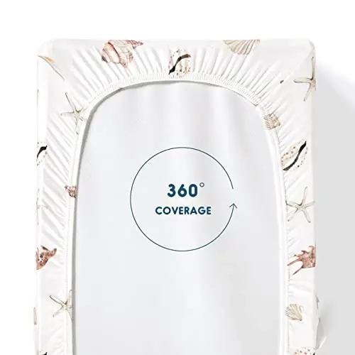 GRSSDER Stretch Ultra Soft Jersey Knit Changing Pad Cover Set 2 Pack,Change Table Pad Covers Fit 32