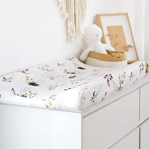 GRSSDER Stretch Ultra Soft Jersey Trikot O'zgartirish uchun Pad Cover Set 2 Pack, O'zgartirish jadvali Pad Covers Fit 32