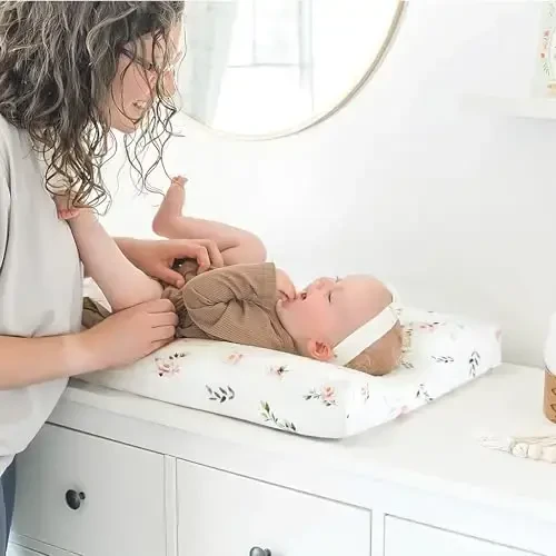 GRSSDER Stretch Ultra Soft Jersey Trikot O'zgartirish uchun Pad Cover Set 2 Pack, O'zgartirish stolining Pad qoplamalari 32