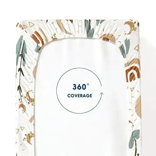 GRSSDER Stretch Ultra Soft Jersey Trikotaj O'zgartirish uchun Pad Cover Set 2 Pack, O'zgartirish Jadvali Pad Coverlari 32