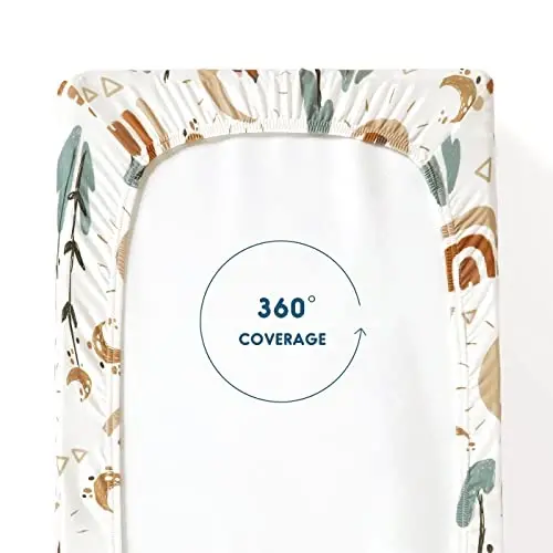 GRSSDER Stretch Ultra Soft Jersey Trikotaj O'zgartirish uchun Pad Cover Set 2 Pack, O'zgartirish Jadvali Pad Coverlari 32