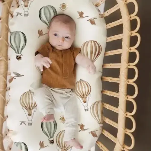 GRSSDER Stretchy Ultra Soft Fitted Bassinet Sheets 3 Pack, Universal Fit for Bassinets Baby Cradle Moses Basket Oval Rectangle Mattress Safe and Snug, Stylish Bassinet Sheet of Cars Print for Boys - 5