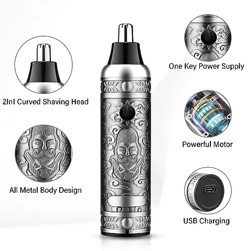 GSKY Professional Hair Clippers, Men's Beard Trimmer & Grooming Kit with Electric Razor, Clippers & Trimmers Set, Hair Cutting Machines - 4