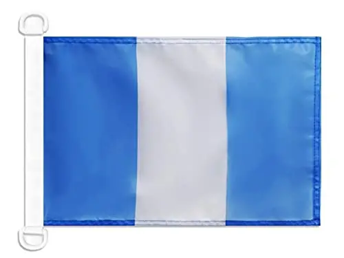 Guatemala Civil Ensign NAUTICAL Flag 18'' x 12'' - Guatemalan merchant flags 30 x 45 cm. - Banner 12x18 in for boat - AZ FLAG 