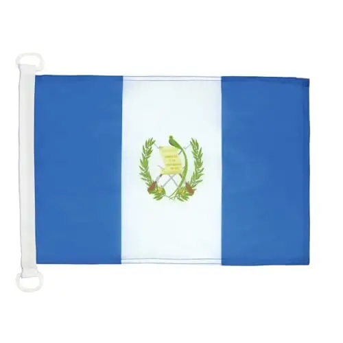 Guatemala NAUTICAL Flag 18'' x 12'' - Guatemalan flags 30 x 45 cm. - Banner 12x18 in for boat - AZ FLAG 
