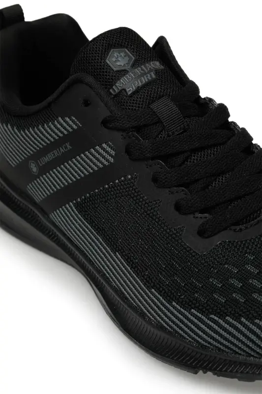 STRONG 3PR Siyah Erkek Koşu Ayakkabısı-Siyah - 7