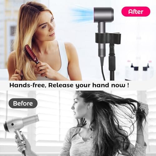 Hands-Free Hair Dryer Stand Holder with Strong Suction Base-63in/160cm Height Adjustable Floor Blower Stand Holder, 180 Degrees Rotatable Larger Clamp Countertop Blow Dryer Stand for Salons or Home Use - 6