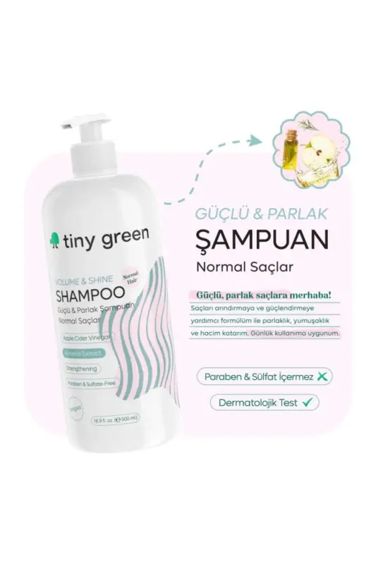 Güçlü Parlak Normal Saçlar Şampuan 500 Ml - 4