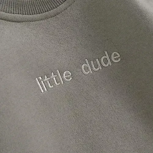 Gueuusu Newborn Warm Sweatshirt Romper Baby Boy Girl Solid Crewneck Long Sleeve Fleece Sweater Bodysuit Thick Winter Clothes - 4