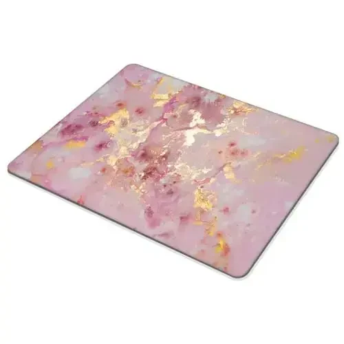 Rose Gold Marble Mouse pad Customized Mousepad Non-Slip Rubber Base Mouse Pads for Computers Laptop Office Desk Accessories Mouse pad - 4