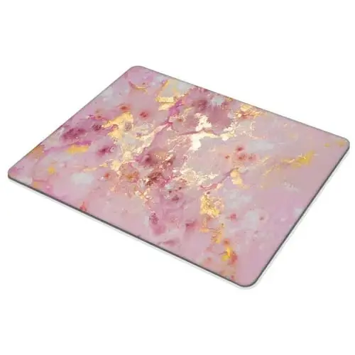 Rose Gold Marble Mouse pad Customized Mousepad Non-Slip Rubber Base Mouse Pads for Computers Laptop Office Desk Accessories Mouse pad - 4