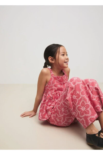 Gul naqshli shimlar - MANGO KIDS (1)