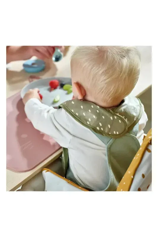 Guldvavare Mama Apron Green-Pink - 4