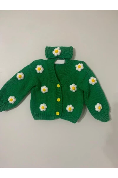 Gullar bilan bolalar ko'ylagi - 4