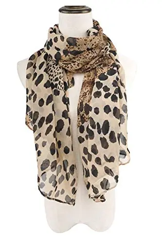 YOUR SMILE Ladies/Women's Lightweight Floral Print/Solid Color mixture Shawl Scarf For Spring Summer season - 2