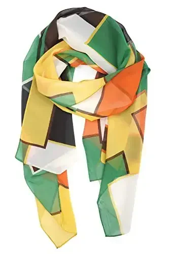 YOUR SMILE Ladies/Women's Lightweight Floral Print/Solid Color mixture Shawl Scarf For Spring Summer season 