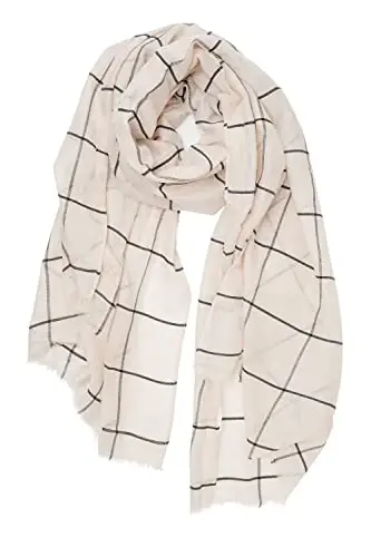 YOUR SMILE Ladies/Women's Lightweight Floral Print/Solid Color mixture Shawl Scarf For Spring Summer season - 2