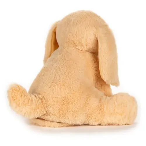 GUND Baby My Pet Puddles Animatsionli plyush, Premium to'ldirilgan hayvon havlaydigan plyush itcha bolasi 1 yosh va undan katta bolalar uchun, sariq, 12” - 4