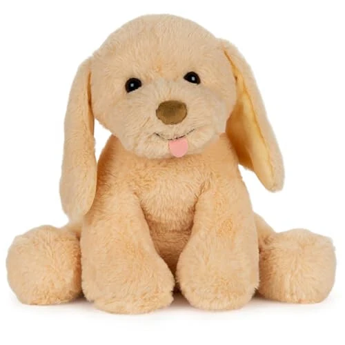 GUND Baby My Pet Puddles Анимированный плюшевый, Премиальный плюшевый щенок, лающий плюшевый щенок для детей от 1 года, желтый, 12 дюймов - GUND
