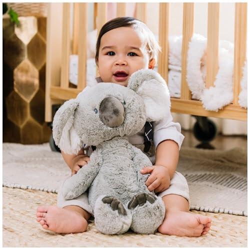 GUND Chaqaloq Tish Chiqarish Koala Plyush To'ldirilgan O'yinchoq 12 dyuym, Kulrang - 4