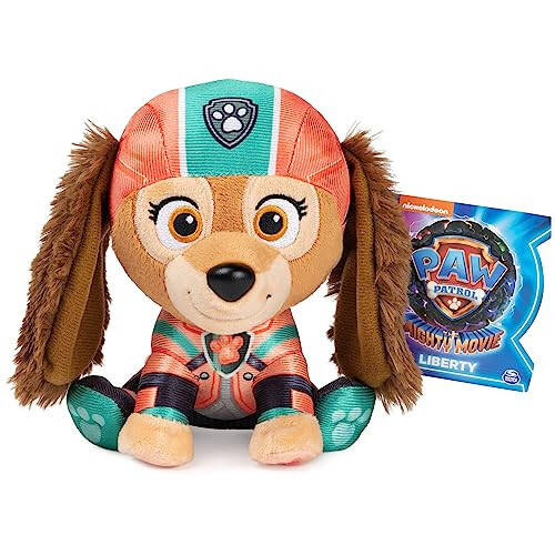 GUND PAW Patrol: Cesur Filmin Cesur Oyuncak Ayısı, Resmi Lisanslı Peluş Oyuncak, 1 Yaş ve Üzeri İçin, 6 inç - 6