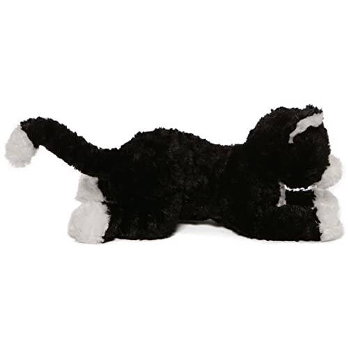 GUND Sebastian Tuxedo Kitten Plush O'yinchoq, 1 Yosh va Undan Katta Yoshdagilar Uchun Premium Mushuk To'ldirilgan Hayvon, Qora/Oq, 14