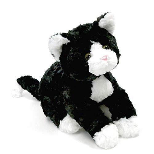 GUND Sebastian Tuxedo Kitten Plush O'yinchoq, 1 Yosh va Undan Katta Yoshdagilar Uchun Premium Mushuk To'ldirilgan Hayvon, Qora/Oq, 14