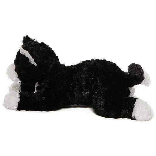 GUND Sebastian Tuxedo Kitten Plush O'yinchoq, 1 Yosh va Undan Katta Yoshdagilar Uchun Premium Mushuk To'ldirilgan Hayvon, Qora/Oq, 14