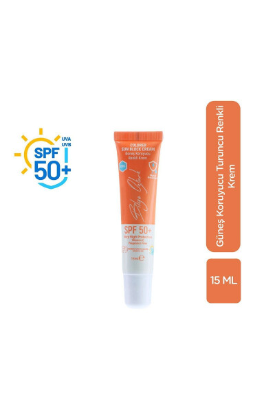 Güneş Koruyucu Renkli Krem 50+ SPF Turuncu - 1