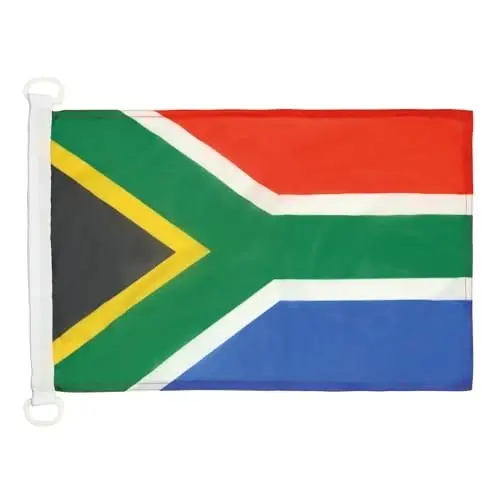 South Africa NAUTICAL Flag 18'' x 12'' - South African flags 30 x 45 cm. - Banner 12x18 in for boat - AZ FLAG 