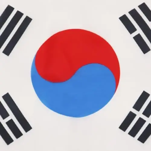 South Korea NAUTICAL Flag 18'' x 12'' - South Korean flags 30 x 45 cm. - Banner 12x18 in for boat - AZ FLAG - 3