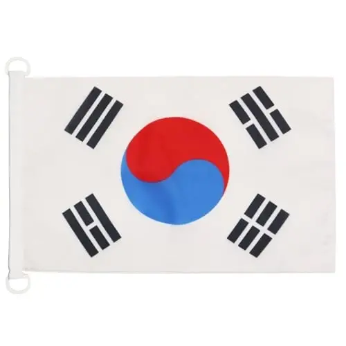 South Korea NAUTICAL Flag 18'' x 12'' - South Korean flags 30 x 45 cm. - Banner 12x18 in for boat - AZ FLAG 