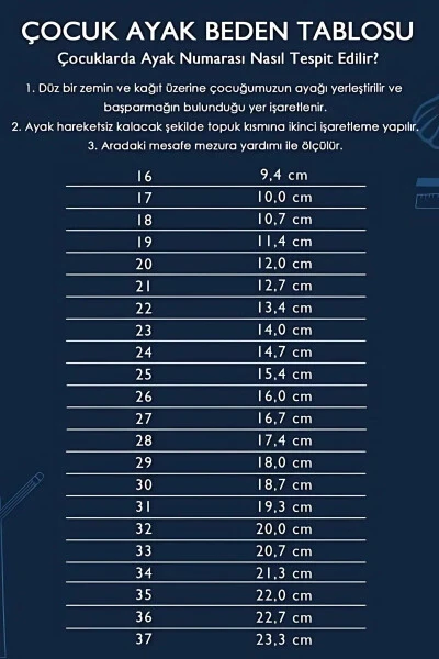 Günlük Kullanım Çocuk Ayakkabı/sneaker-Beyaz - 3